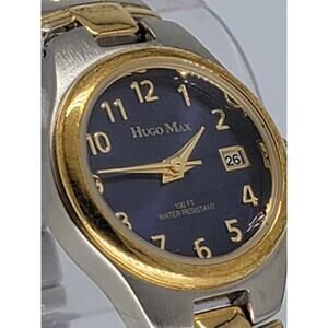 Hugo Max Men's Watch - Silver and Gold with Date Display